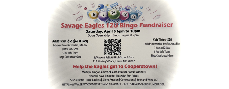 Help the 12U Eagles Get to Cooperstown